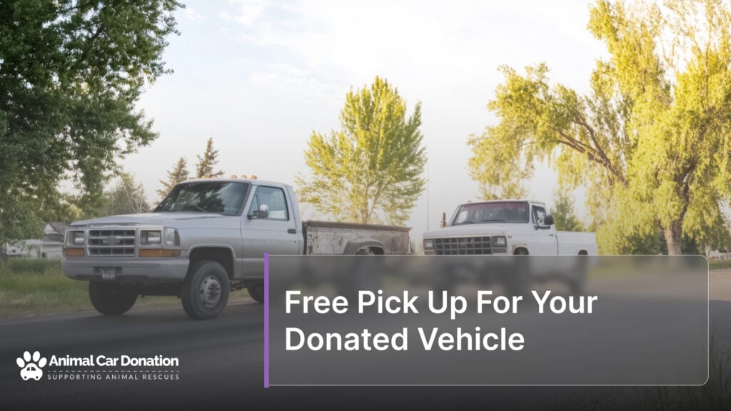 Free Pick Up For Your Donated Vehicle