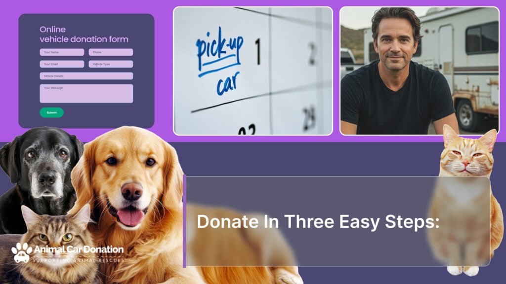 Donate In Three Easy Steps