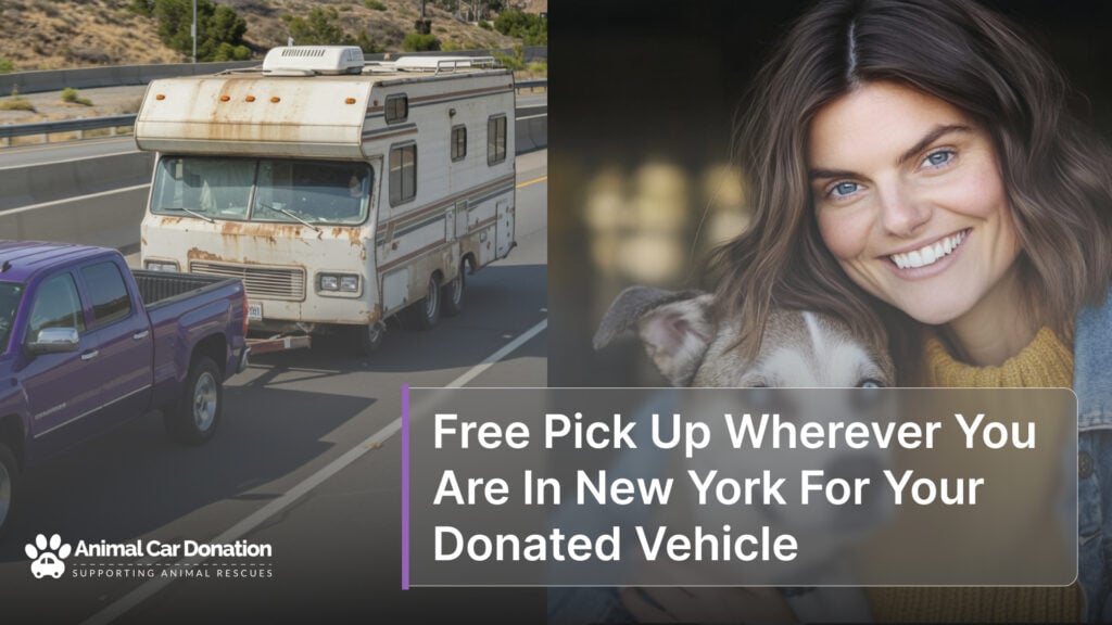 Free Pick Up Wherever You Are In New York For Your Donated Vehicle