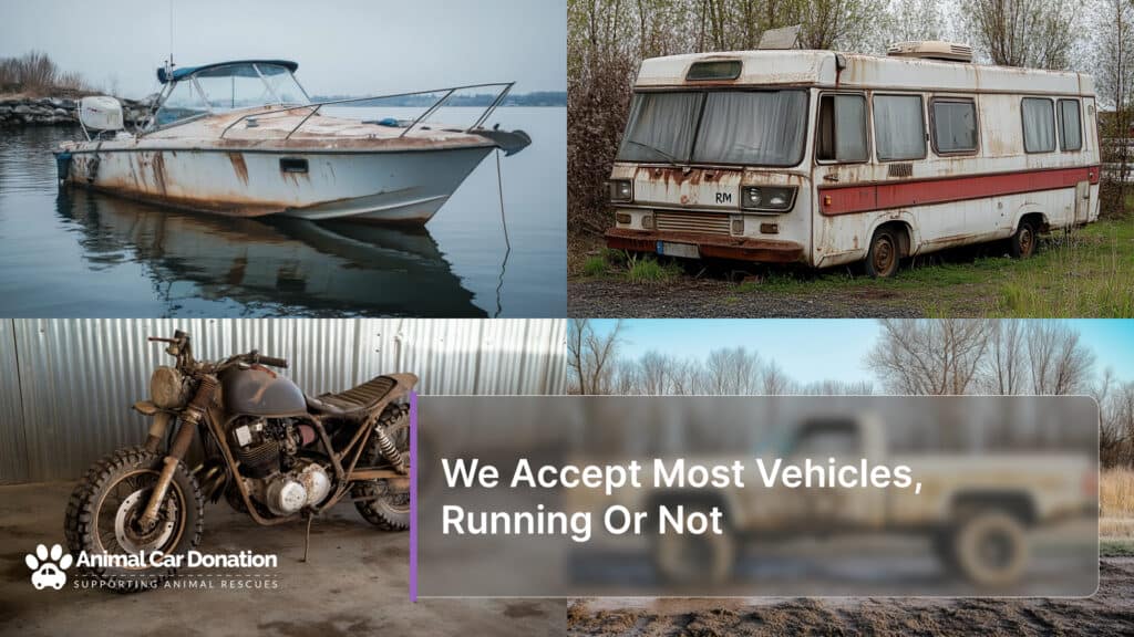 We Accept Most Vehicles, Running Or Not