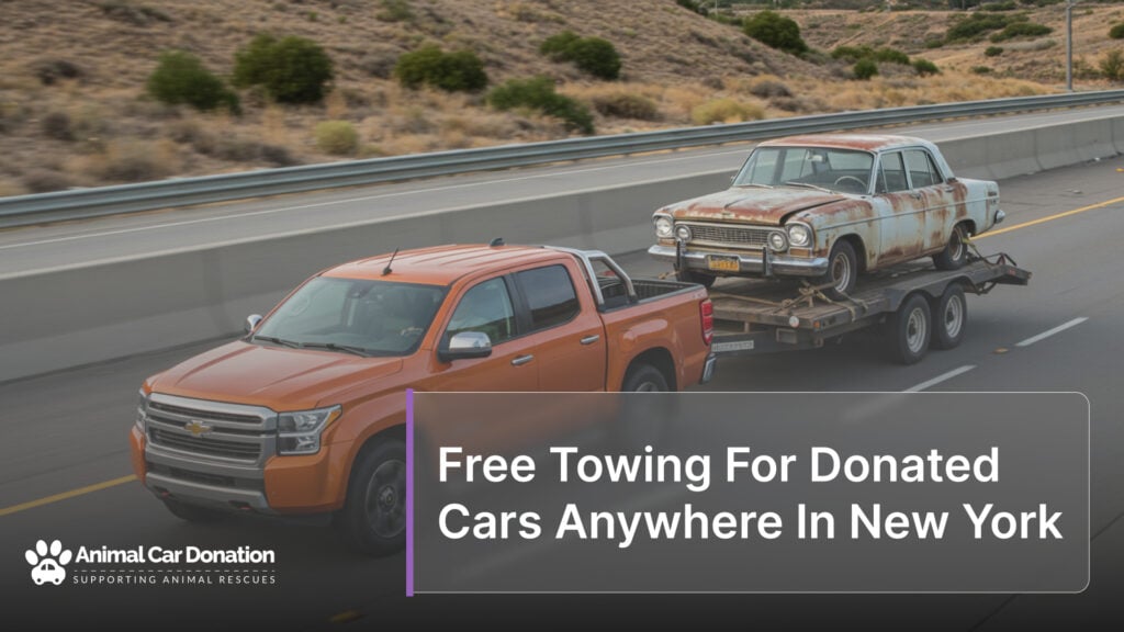 Free Towing For Donated Cars Anywhere In New York