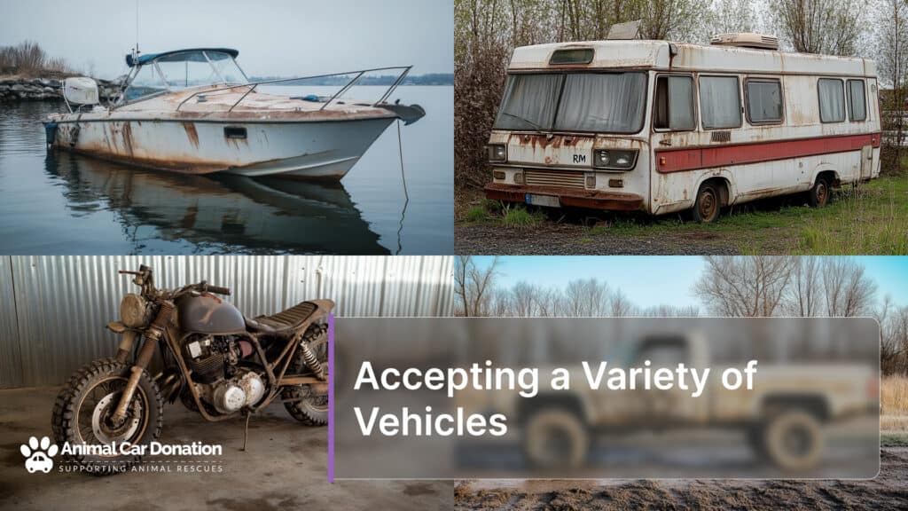 Accepting a Variety of Vehicles