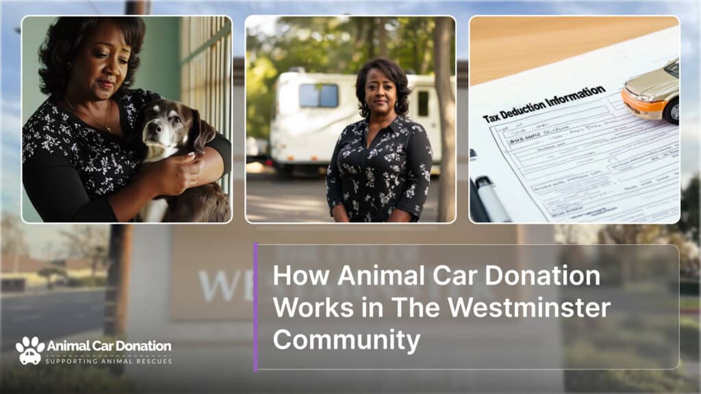 How Animal Car Donation Works in The Westminster Community