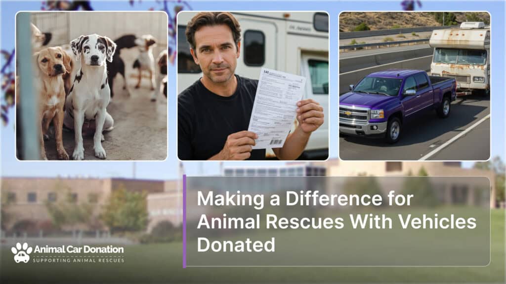 Making a Difference for Animal Rescues With Vehicles Donated