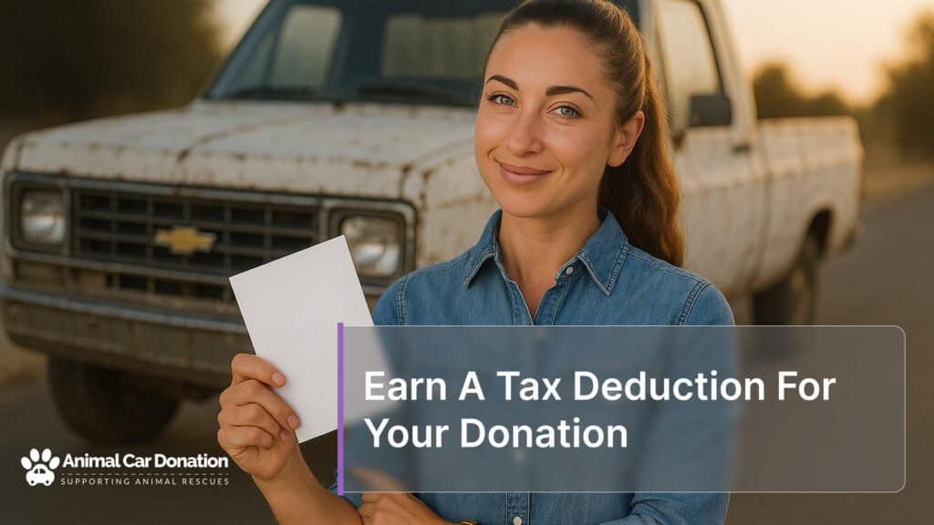 Earn A Tax Deduction For Your Donation