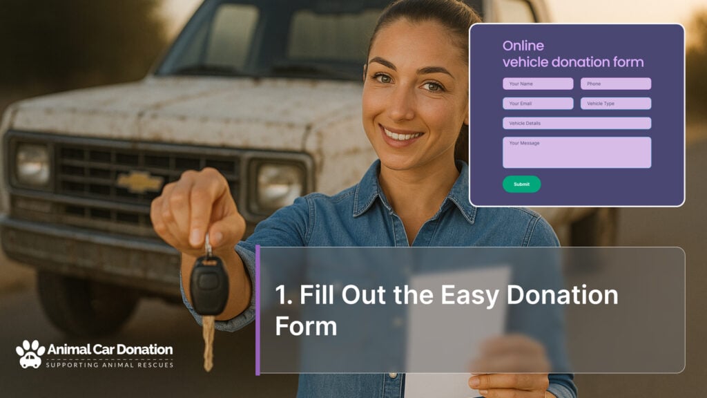 1. Fill Out the Easy Donation Form