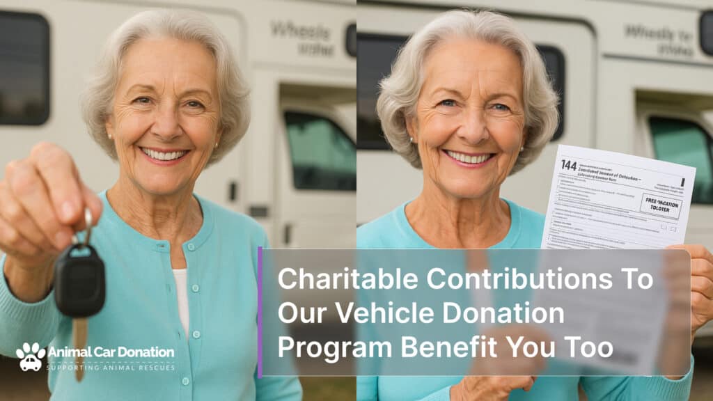 Charitable Contributions To Our Vehicle Donation Program Benefit You Too
