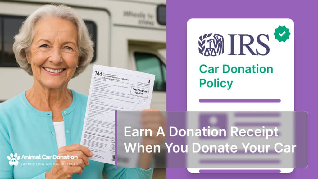Earn A Donation Receipt When You Donate Your Car