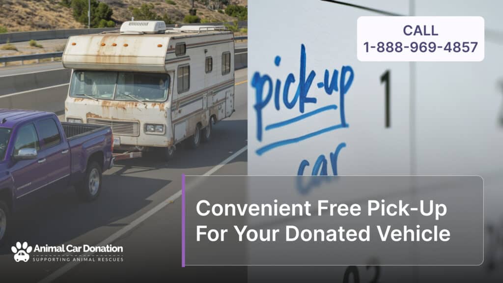 Convenient Free Pick-Up For Your Donated Vehicle