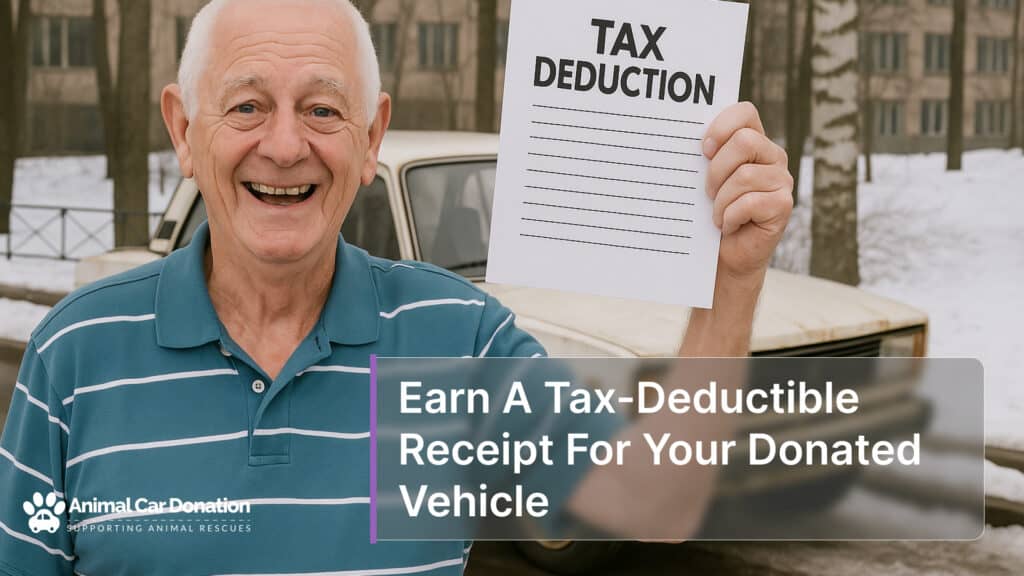 Earn A Tax-Deductible Receipt For Your Donated Vehicle