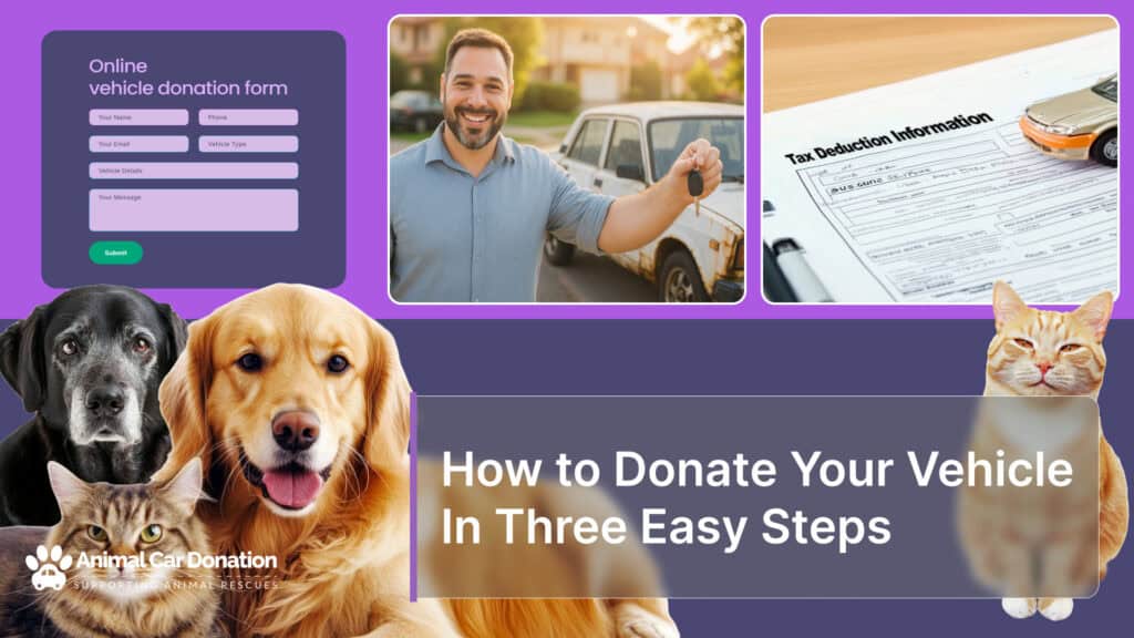 How to Donate Your Vehicle In Three Easy Steps