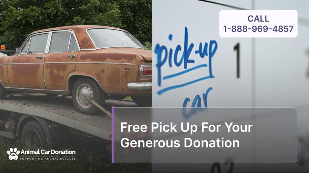 Free Pick Up For Your Generous Donation