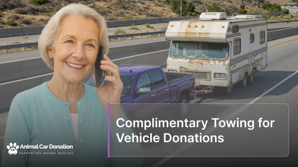 Complimentary Towing for Vehicle Donations