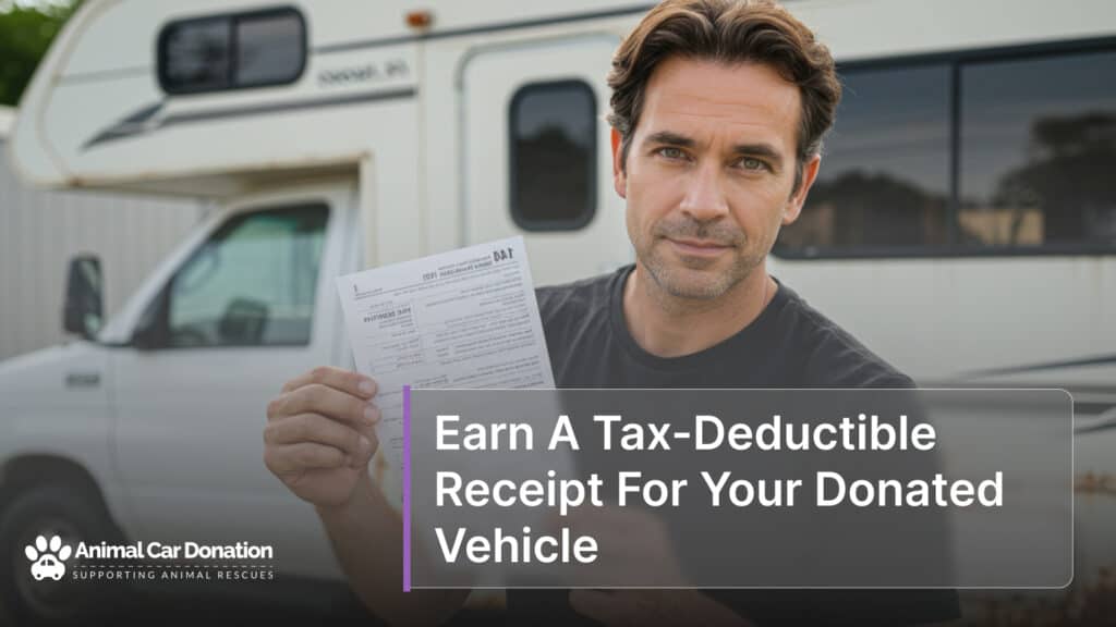 Earn A Tax-Deductible Receipt For Your Donated Vehicle