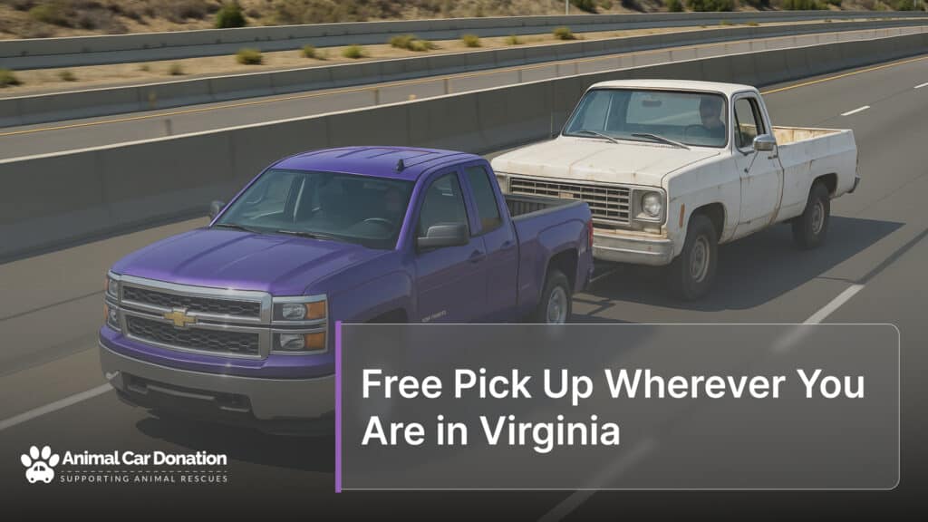 Free Pick Up Wherever You Are in Virginia