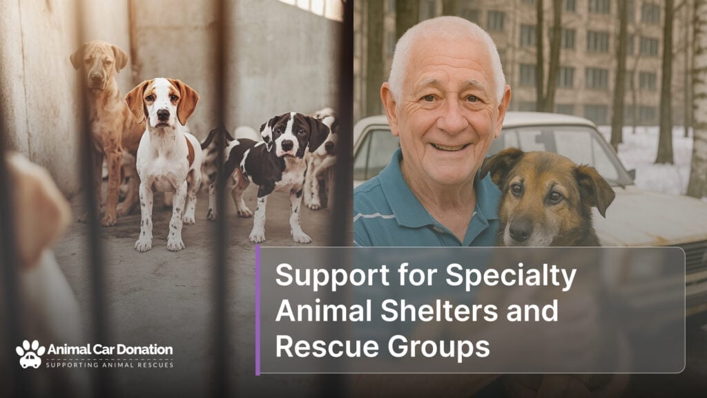Support for Specialty Animal Shelters and Rescue Groups