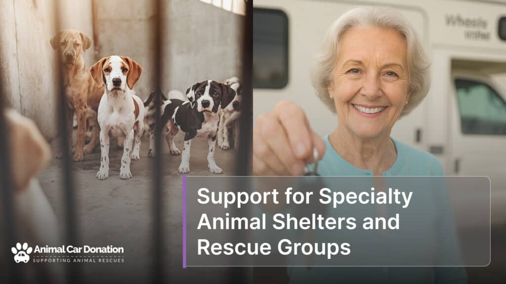 Support for Specialty Animal Shelters and Rescue Groups