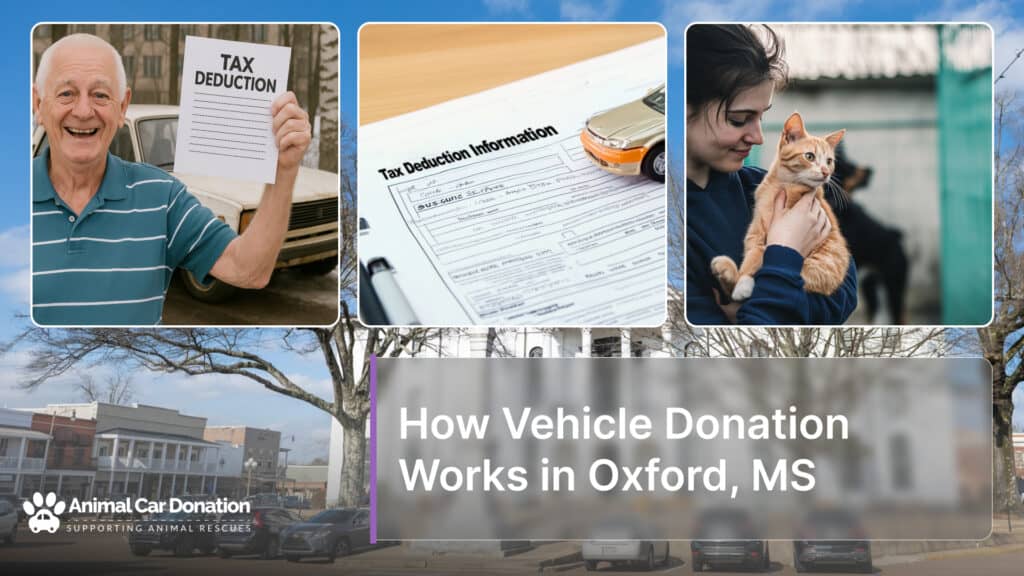 How Vehicle Donation Works in Oxford, MS