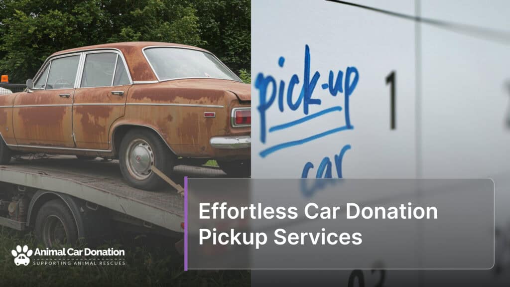 Effortless Car Donation Pickup Services
