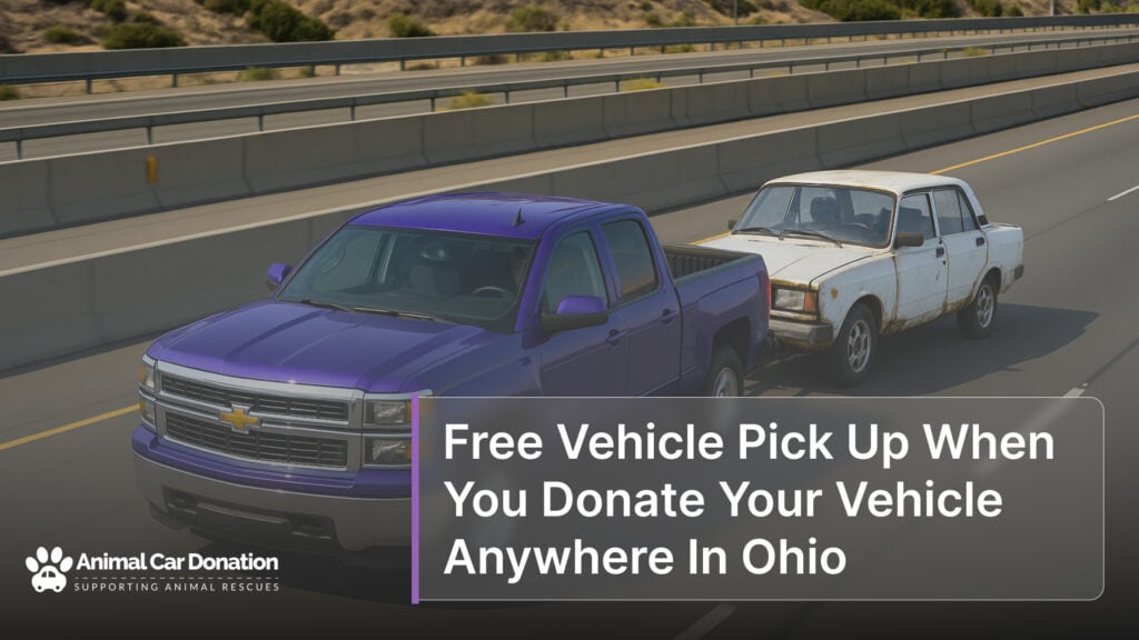 Free Vehicle Pick Up When You Donate Your Vehicle Anywhere In Ohio
