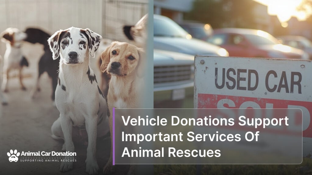 Vehicle Donations Support Important Services Of Animal Rescues