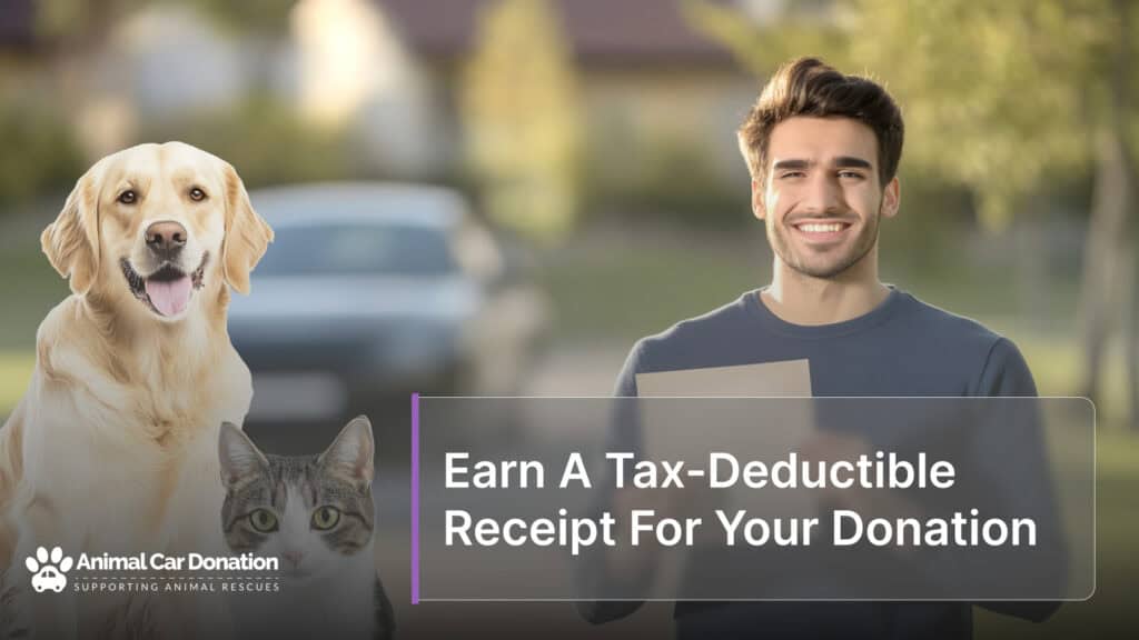 Earn A Tax-Deductible Receipt For Your Donation