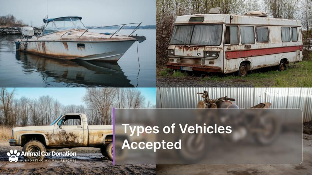 Types of Vehicles Accepted
