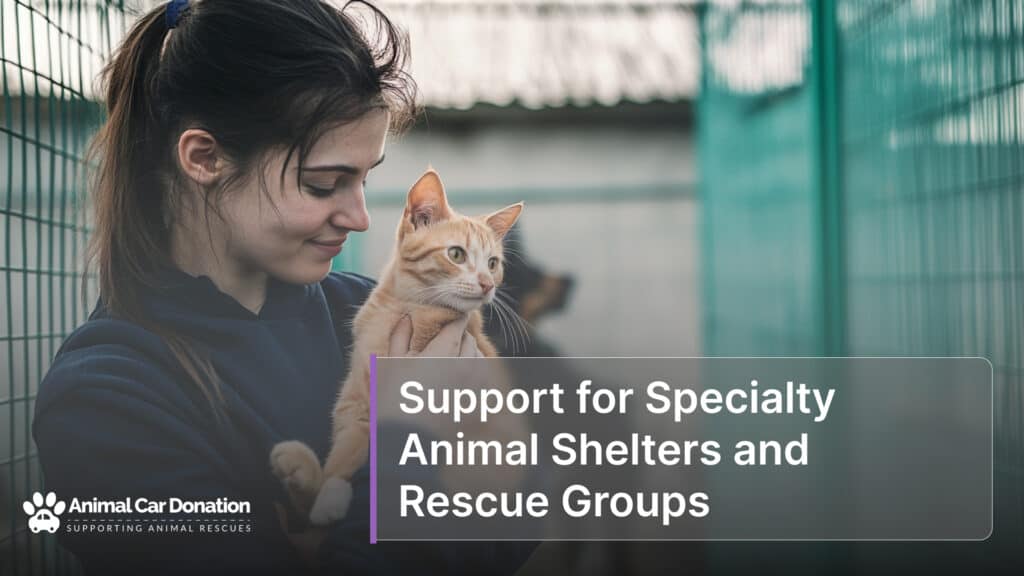 Support for Specialty Animal Shelters and Rescue Groups