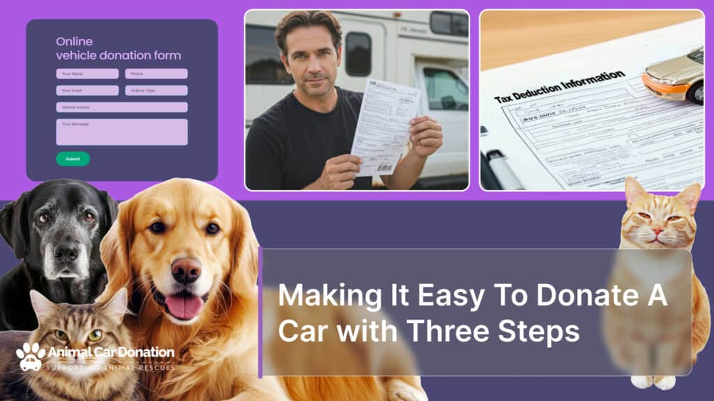 Making It Easy To Donate A Car with Three Steps