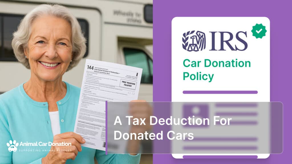 A Tax Deduction For Donated Cars