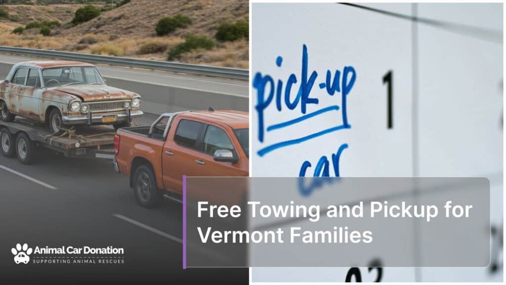 Free Towing and Pickup for Vermont Families