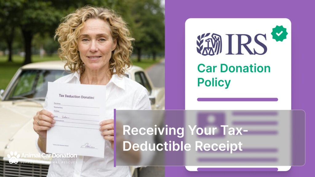 Receiving Your Tax-Deductible Receipt