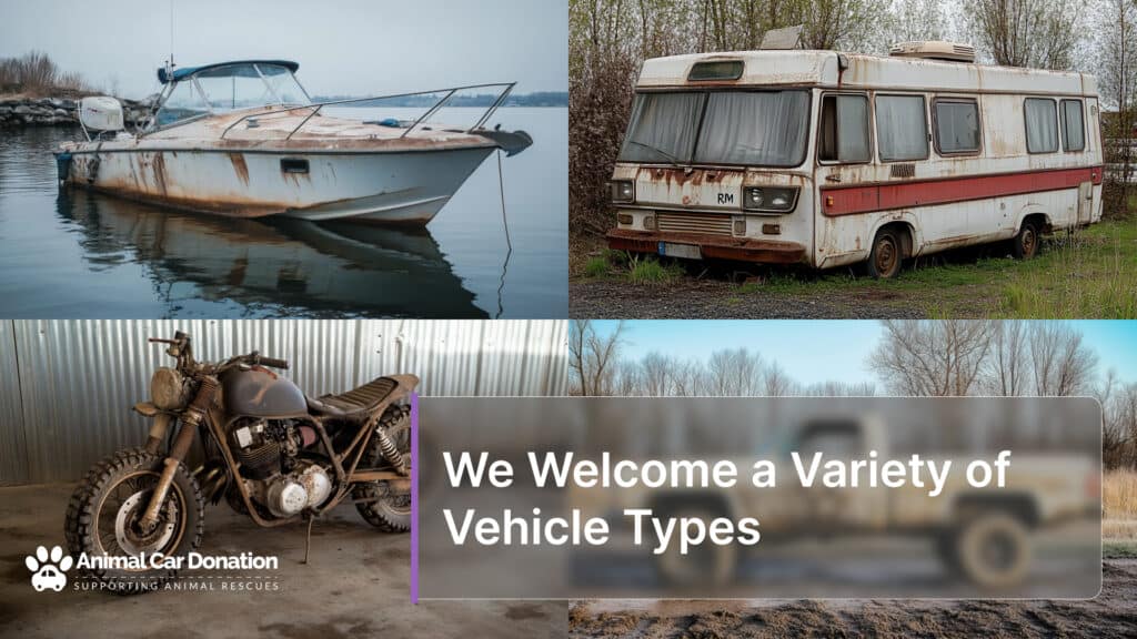 We Welcome a Variety of Vehicle Types