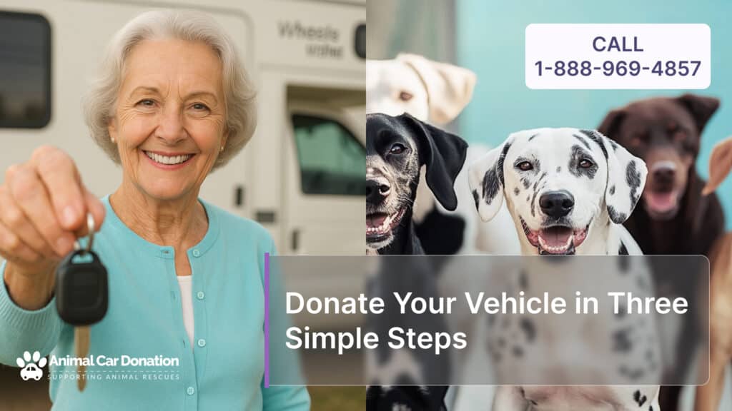 Donate Your Vehicle in Three Simple Steps