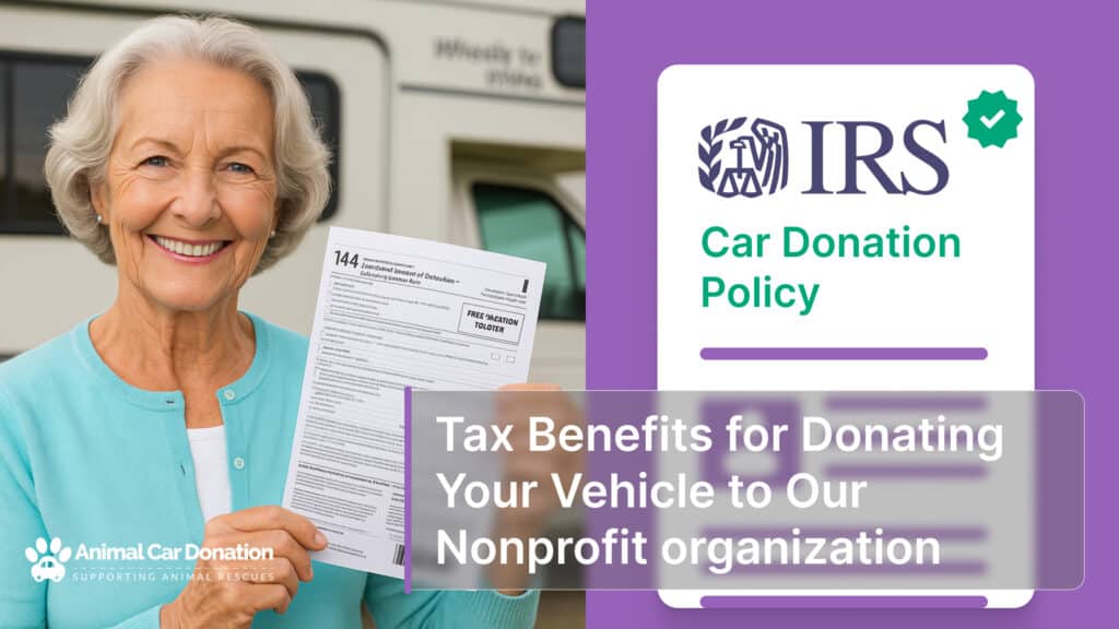 Tax Benefits for Donating Your Vehicle to Our Nonprofit organization