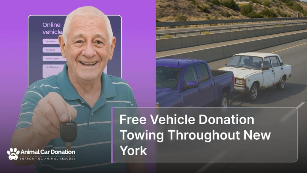 Free Vehicle Donation Towing Throughout New York
