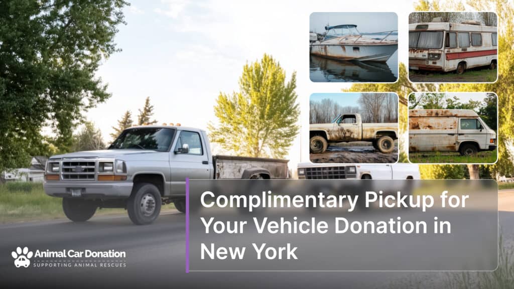 Complimentary Pickup for Your Vehicle Donation in New York