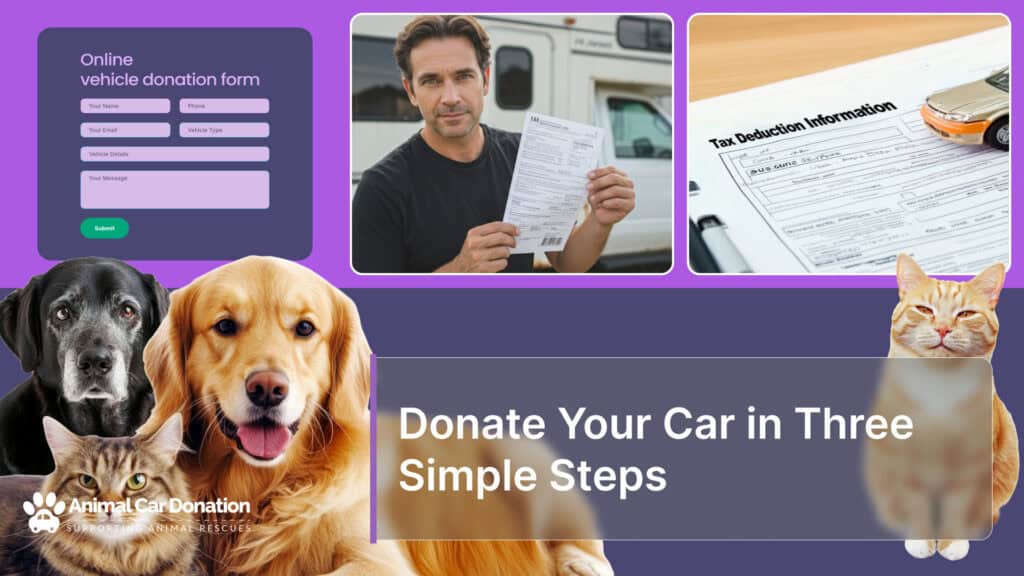 Donate Your Car in Three Simple Steps