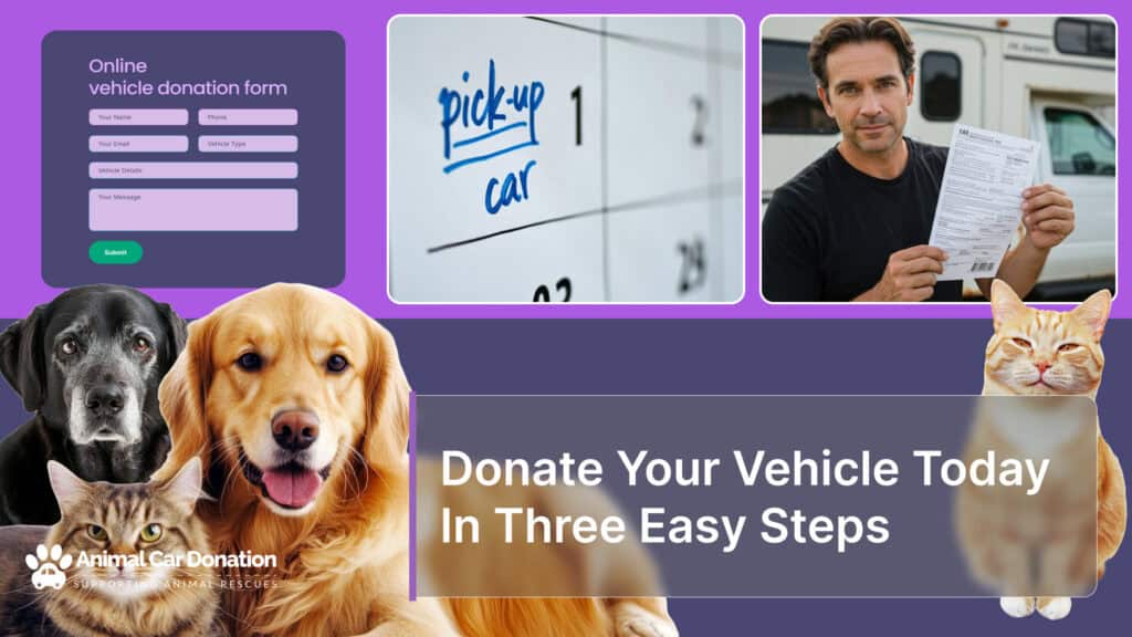 Donate Your Vehicle Today In Three Easy Steps