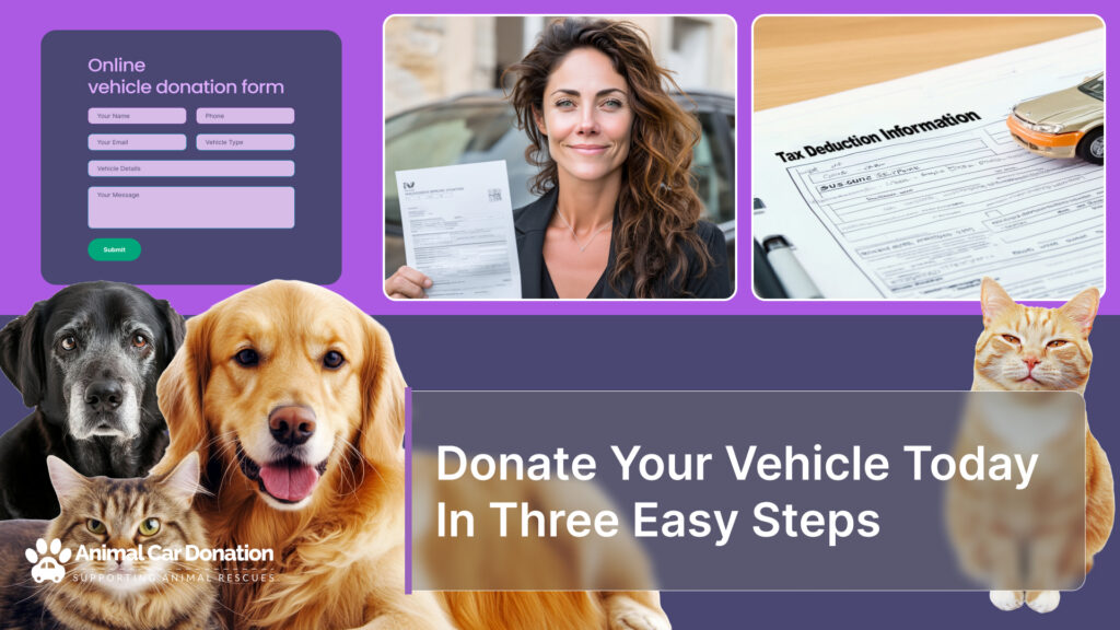 Donate Your Vehicle Today In Three Easy Steps