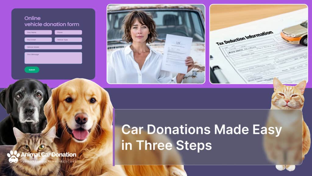 Car Donations Made Easy in Three Steps