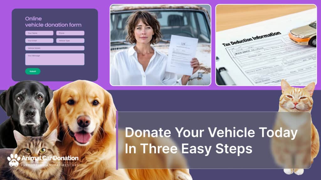 Donate Your Vehicle Today In Three Easy Steps