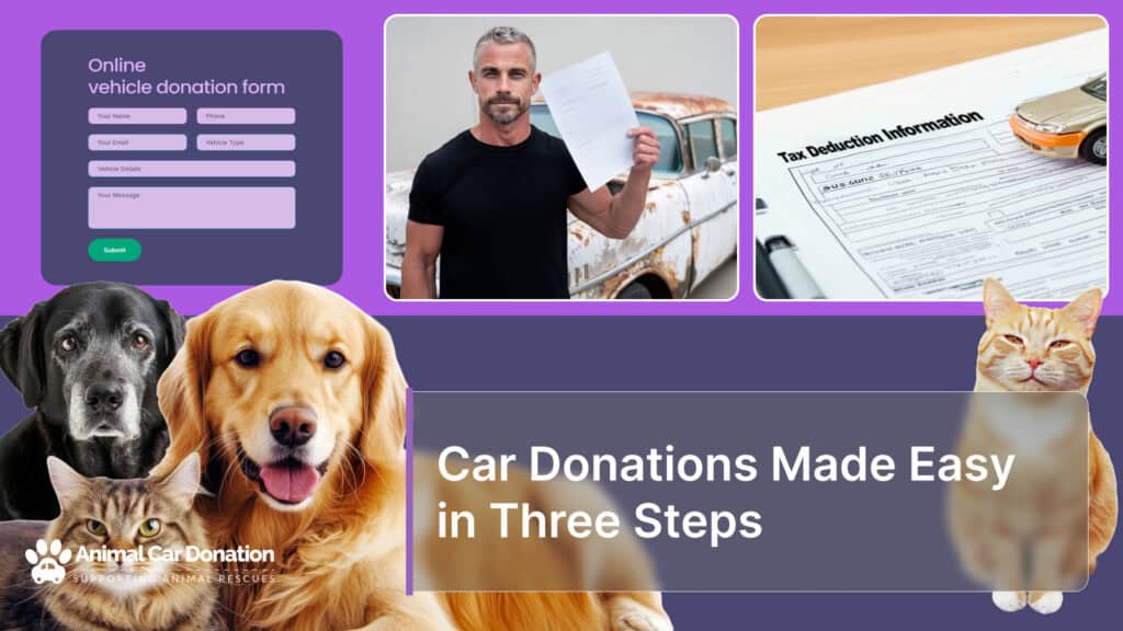 Car Donations Made Easy in Three Steps