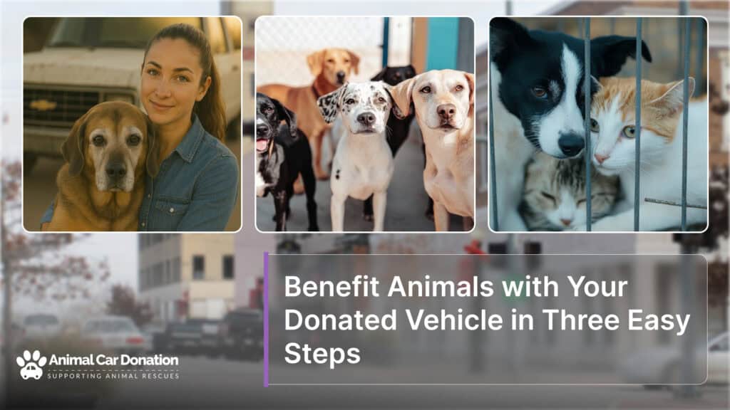 Benefit Animals with Your Donated Vehicle in Three Easy Steps