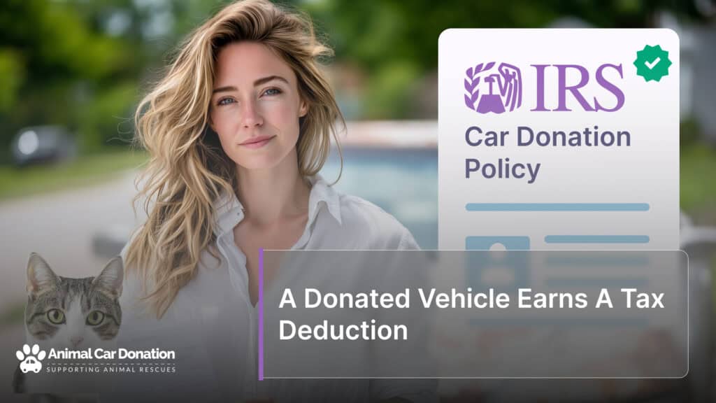 A Donated Vehicle Earns A Tax Deduction
