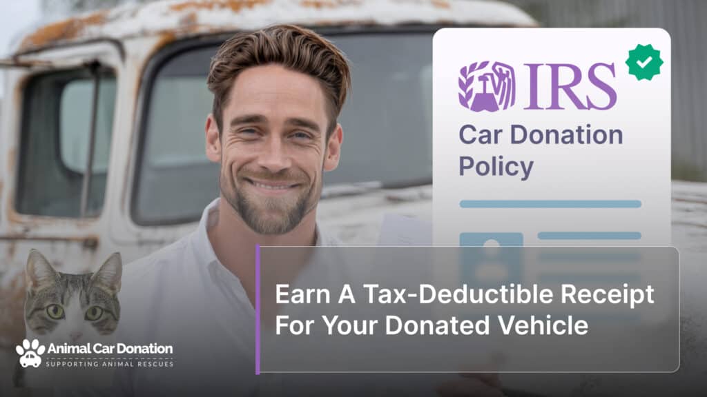 Earn A Tax-Deductible Receipt For Your Donated Vehicle