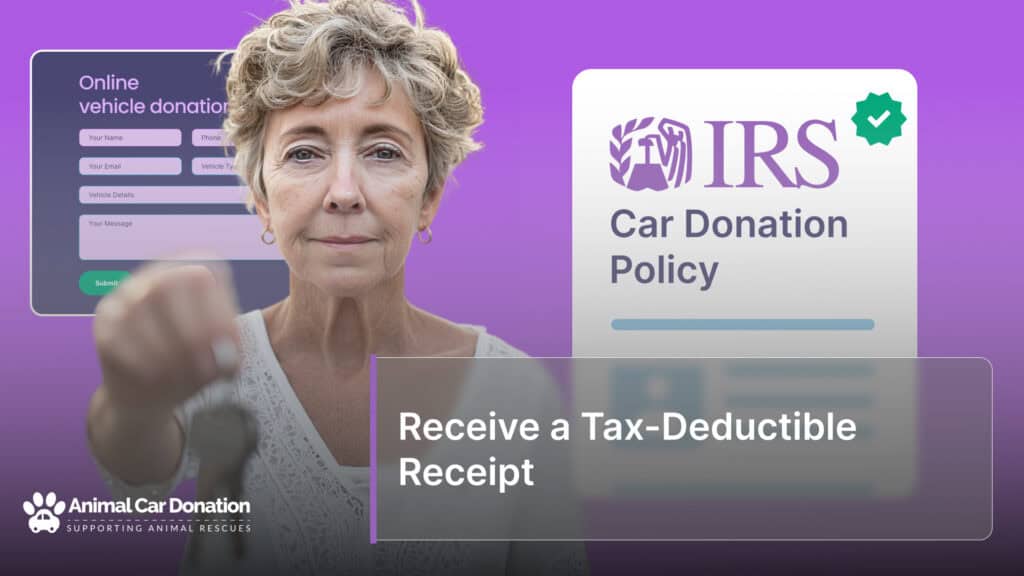 Receive a Tax-Deductible Receipt