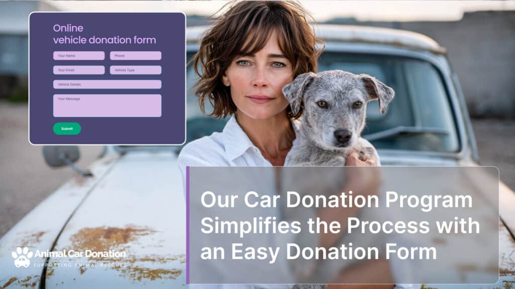 Our Car Donation Program Simplifies the Process with an Easy Donation Form