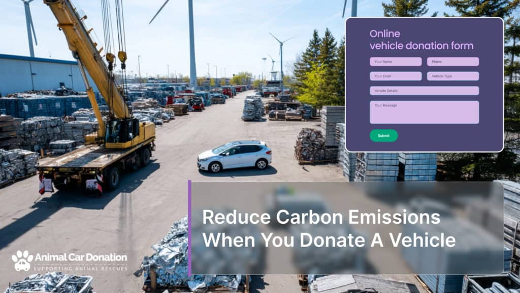 Reduce Carbon Emissions When You Donate A Vehicle