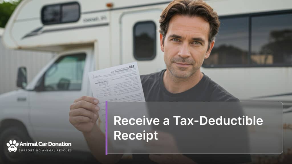 Receive a Tax-Deductible Receipt